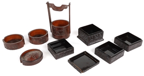20TH C. BENTO CONTAINERS - LOT OF 2