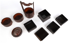 20TH C. BENTO CONTAINERS - LOT OF 2