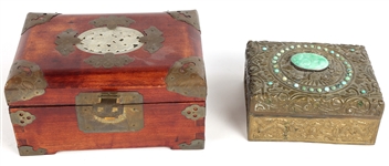 20TH C. CHINESE STORAGE BOXES - LOT OF 2
