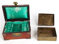 20TH C. CHINESE STORAGE BOXES - LOT OF 2