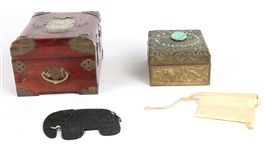 20TH C. CHINESE STORAGE BOXES - LOT OF 2