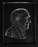 1929 STEUBEN THOMAS EDISON PLAQUE LUMINAR
