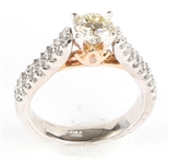 18K WHITE GOLD 1.35 CTW DIAMOND ENGAGEMENT RING
