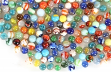 EARLY 20TH C. GLASS MARBLES - 79.5 OZ