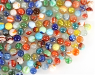 EARLY 20TH C. GLASS MARBLES - 79.5 OZ