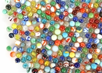 EARLY 20TH C. GLASS MARBLES - 79.5 OZ