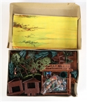 MINIATURE PLAY SETS, FIGURINES & BANK - MARX & MORE
