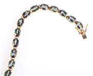 14K YELLOW GOLD MYSTIC TOPAZ BRACELET