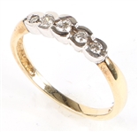 10K YELLOW GOLD DIAMOND BAND