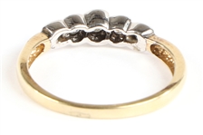 10K YELLOW GOLD DIAMOND BAND