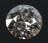 3.71 CT ROUND DIAMOND GIA CERTIFIED M / SI-1
