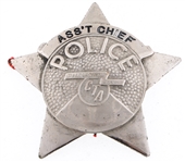 CHICAGO TRANSIT AUTHORITY ASSISTANT CHIEF POLICE BADGE