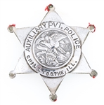 CHILLICOTHE ILLINOIS AUXILIARY PVT. POLICE BADGE