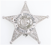 QUINCY ILLINOIS DEPUTY CONSTABLE BADGE 
