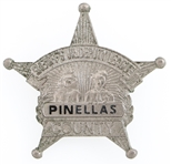 PINELLAS COUNTY FL SHERIFFS JR. DEPUTY LEAGUE BADGE
