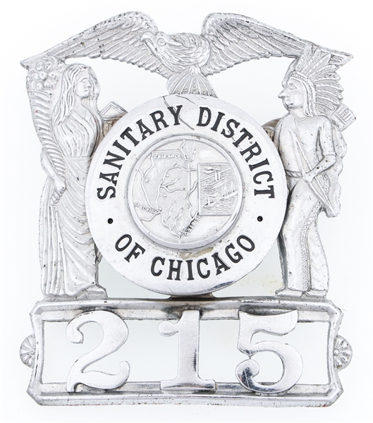 SANITARY DISTRICT OF CHICAGO BADGE NO. 215