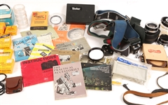 KODAK, VIVITAR CAMERA LENS FILTERS, LENS CAPS & ACCESS.