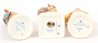 M.I. HUMMEL CLUB BY GOEBEL PORCELAIN FIGURINES