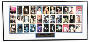 UNCUT TOPPS STAR TREK THE MOVIE CARDS FRAMED SET OF 33