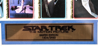 UNCUT TOPPS STAR TREK THE MOVIE CARDS FRAMED SET OF 33
