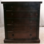 LATE 19TH C. HAND PUMP FLUSHING COMMODE CABINET 