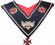 32nd DEGREE SCOTTISH RITE FREEMASON MASONIC COLLAR