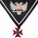 32nd DEGREE SCOTTISH RITE FREEMASON MASONIC COLLAR