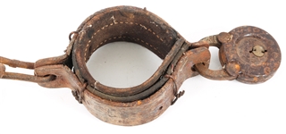 EARLY 20TH C. BALL AND CHAIN