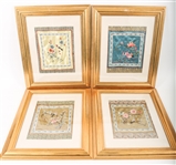LATE 20TH C. CHINESE FRAMED SILK EMBROIDERIES
