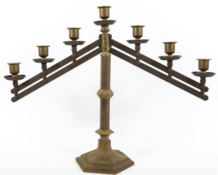 BRASS LITURGICAL CANDELABRA 