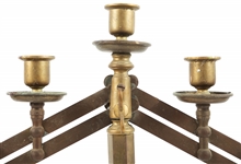BRASS LITURGICAL CANDELABRA 