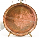 20TH C. BRASS LEACOCK WALLMOUNT OIL LAMP MODEL 105