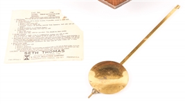 20TH C. SETH THOMAS EIGHT DAY WALL CLOCK