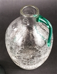 CRACKLED AND FROSTED GLASS VASES