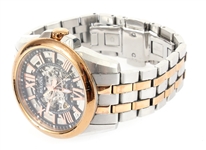 MEN'S BULOVA TWO-TONE AUTOMATIC WRIST WATCH #98A166