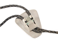 STERING SILVER MEXICAN FIRE OPAL BOLO TIE