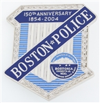 BOSTON POLICE 150TH ANNIVERSARY BADGE 