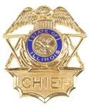 STATE OF ILLINOIS CHIEF BADGE