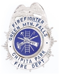 GREEN MOUNTAIN FALLS AND CHIPITA PARK COLORADO FD BADGE
