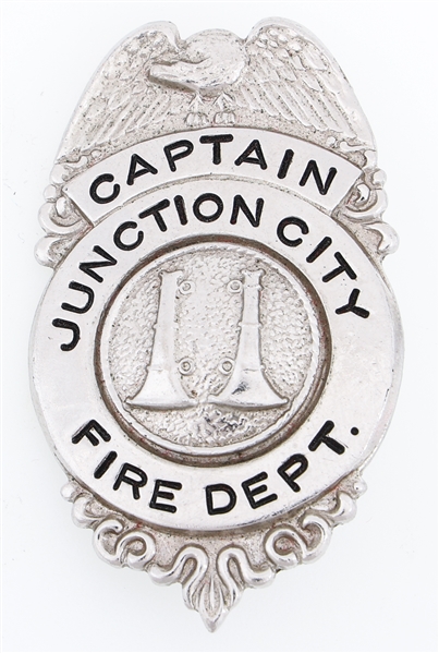 JUNCTION CITY FIRE DEPARTMENT CAPTAIN BADGE
