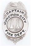 JUNCTION CITY FIRE DEPARTMENT CAPTAIN BADGE