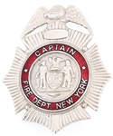 NEW YORK FIRE DEPARTMENT CAPTAIN BADGE