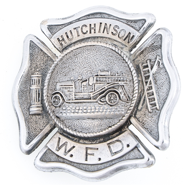 WILLIAMSVILLE HUTCHINSON FIRE DEPARTMENT BADGE