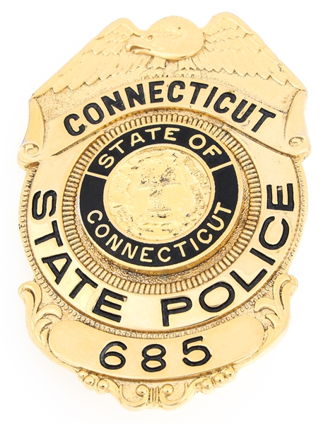 CONNECTICUT STATE POLICE BADGE NO. 685