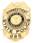 CONNECTICUT STATE POLICE BADGE NO. 685