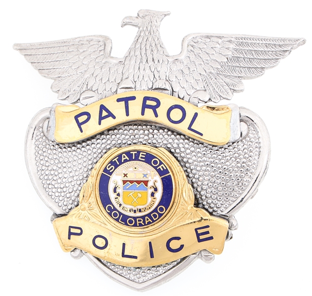 STATE OF COLORADO POLICE PATROL BADGE