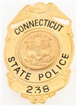 CONNECTICUT STATE POLICE BADGE NO. 238