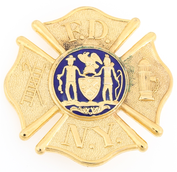 NEW YORK FIRE DEPARTMENT BADGE