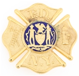 NEW YORK FIRE DEPARTMENT BADGE