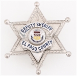 EL PASO COUNTY COLORADO DEPUTY SHERIFF BADGE